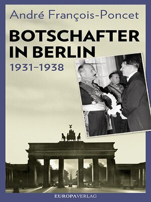 cover image of Botschafter in Berlin 1931–1938